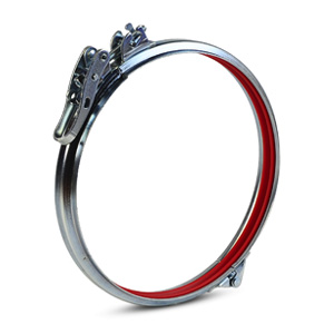 Хомуты аспирационные с резиновой прокладкой